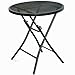 Prime Products 13-5089 Black Steel Bistro Table