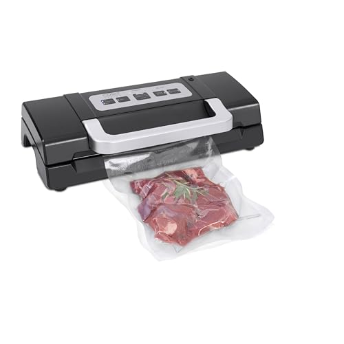 Caso Hc 170 - Machine Sous Vide Alimentaire, Puissante Capacité De Vide De 9 L/Min - Soudure De 2,5 Mm, Très Épaisse Et Résistante - Machine À Emballer Sous Vide Les Aliments - Noir