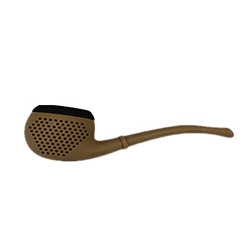 Tobacco Pipe Tea Infusers, Creativity Shapes Silicone Tea Strainer for Loose Leaf Herbal Tea - Thumbnail 4