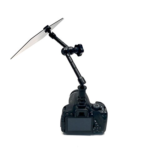 Glide Gear LS 100 Video Camera Adjustable Flexible Articulating Lens Flare Hood Flag/Shade 11" Friction Arm GOBO