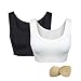 BAIXITE Yoga Bra Daily Seamless Ultra Breathable Bra Camisole Sleep Zero Feel Underwear