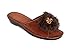 BELSTA Women's Slippers with Rabbit Fur for Indoor and Outdoor Cute Warm and Comfortable Brown, 8-8,5