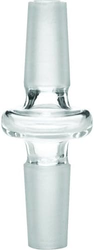 12-743 SCIENTIFIC INDUSTRIAL JOINTS - MALE TO MALE ESSENTIAL ADAPTER W/ RING 180 CLEAR 10MM MALE TO 10MM MALE
