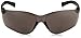 MCR Safety Crews BKH25G BearKat Magnifier Polycarbonate 2.5 Diopter Gray Lens Safety Glasses with Non-Slip Hybrid Black Temple Sleeve