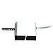 Mustard Katana Bookends, Samurai Ninja Sword Style, Black