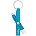 Belkin MIXIT Lightning to USB Keychain with 2.4 Amp Lightning ChargeSync Cable for iPhone, iPad and iPod (Blue)