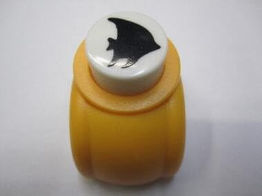 Fascola Pack of 3Pcs 1.3-1.5cm Handmade Crafts and Scrapbooking Tool Mini Paper Punch for Photo Gallery DIY Gift Card Punches Embossing Device, Total 24 Design (Tropical Fish)