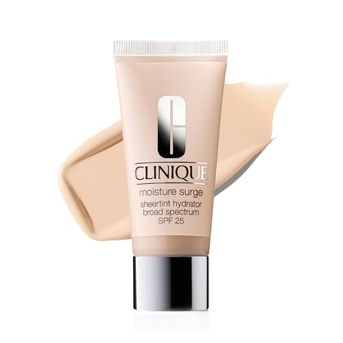 Clinique Moisture Surge Sheertint Hydrator SPF 25 | Hydrating Tinted Moisturiser Broad Spectrum SPF 25 With Hyaluronic Acid + Aloe Water | Sheer Coverage, Natural Finish, Oil-Free 40 ml.
