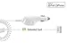 Cellet Apple Licensed (MFI Certified) 30 Pin Premium Car Charger for Apple iPhone 3/3GS/4/4S iPod Touch Nano iPad Classic