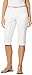 Gloria Vanderbilt Women's Lillian Belted Skimmer Capri (12, Shell White)
