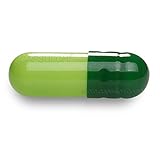 CapsulCN. Empty Gel Caps Empty Gelatin Capsules, 1000 pcs, Size 0, Dark green and green, Joined