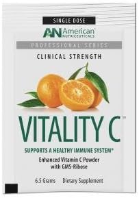 American Nutriceuticals, Vitality C Powder 6.5 g 20 pkts by American Nutriceuticals