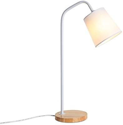 Eye Caring Table Lamps Nordic Style Led Lamp Wooden Hardware Lamp Body Plus Cloth Lampshade Bedroom Bedside Lamp Modern Minimalist College Dormitory Desk Study Reading Light E27 1 Desk Lamps Buy Online At Best