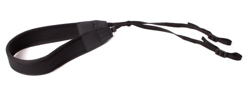 DURAGADGET Black Compact & Secure Adjustable Neck Strap With Soft Padded Strap For Polaroid Z2300 & Polaroid XS100 Extreme Edition