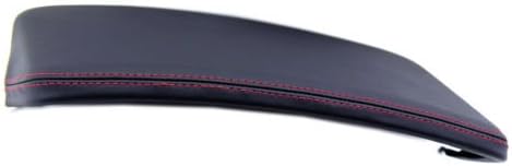 Replacement for Speedometer Cluster Trim Synthetic Leather Cover Red Stitch Compatible with Ford F150 Raptor 09-14