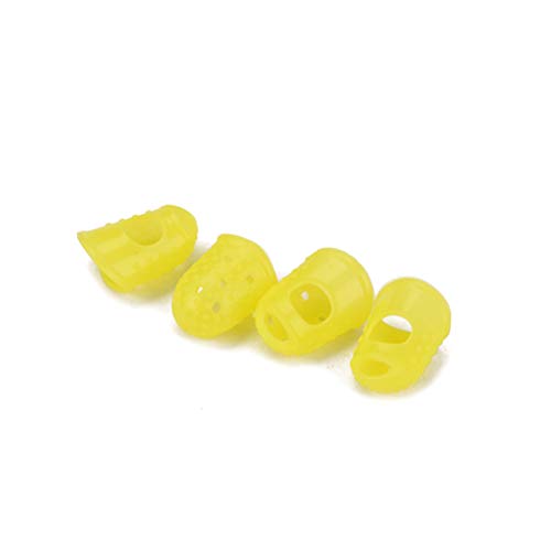 image for LIOOBO 4pcs Guitar Fingertip Protectors Silicone Finger Guards Finger 