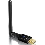 Wifi Adapter ac600Mbps EDUP Wireless Usb Adapter 5.8GHz/2.4GHz Dual Band 600Mbps Usb Adapter 2dBi External Antennas Supports Windows XP,Win Vista,Win 7,Win 8, Win 10,Mac OS X 10.6-10.13