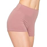 ALWAYS Women Yoga Shorts - Soft Stretch Athletic Running Dance Safety Pants