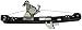 Dorman 740-585 Rear Passenger Side Power Window Regulator (Regulator Only) Compatible with Select Ford Models