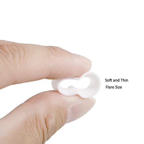 Jusway Gauges for Ears Silicone Ear Plugs and Tunnels Ear Stretching