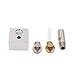 WINSINN MK10 All Metal Hotend Extruder Kit 0.4mm Nozzle Copper (NOT Brass) Stainless Steel M7 Throat Heater Block For Wanhao Ender 3 Etc.