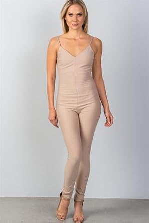 white low back jumpsuit