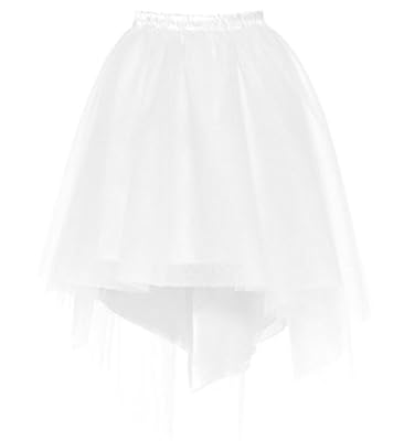 DYS Women's Hi Lo Short Skirt for Women High Low Petticoat Slip for Dress