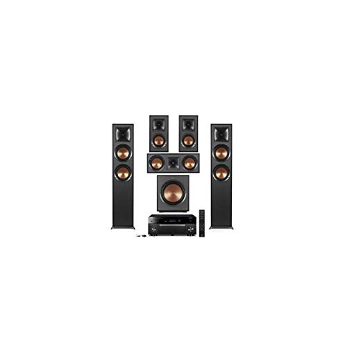Klipsch 2 Pack R625FA Dolby Atmos Floor Standing Speaker Bundle with