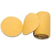 Karebac LR5C100 Premium Gold - Discos de lijado de grano 100 PSA de 5 pulgadas, peso C, estearados con óxido de aluminio, paq