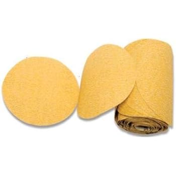 Karebac LR5C100 Premium Gold 5-Inch PSA 100 Grit Sanding Discs C-Weight Aluminum Oxide Stearated, 100-Pack