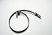 Flat Slim Soft FPV HDMI Cable Standard HDMI male straight plug to Standard HDMI Full HDMI Normal HDMI male 90 degree angled up for RED BMCC FS7 C300 Black 20CM