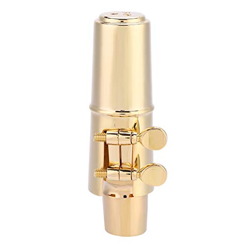 image for Dilwe Sax Mouthpiece, EB Alto Sax Saxophone 6C Mouthpiece with Cap Pad