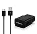 New OEM Samsung Fast Adaptive Wall Adapter Charger for Galaxy S8 S8+ Note 8 EP-TA20JBE + 10 Foot Type C / USB-C Cable - Black