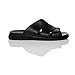 Okabashi Mens Milan Flip Flops - Sandals, XL - (M 10.5-11.5), Black