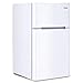 COSTWAY Compact Refrigerator 3.2 cu ft. Unit Small Freezer Cooler Fridge (White)