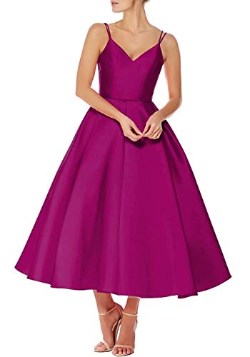 magenta mother of the bride dresses