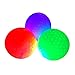 ZLIXING LED Glow Golf Balls, Personalized Practice Light up Golf Ball Glow in Dark for Women Men, Colored Novelty Funny Night Golf Balls Gifts (Pack fo 3)