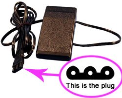 Image of Foot Control & Cord 3/16" Groove Depth (395724-65) 033770217 by Tacony Corporation