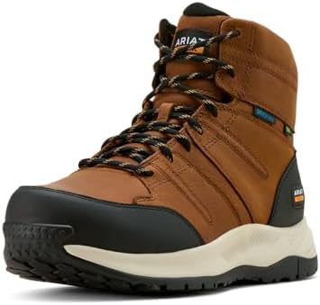 Ariat Telluride Work Waterproof Composite Toe MEN in BROWN SZ 13EE Amazon.com: ARIAT BMVY9 Womens Telluride Work Waterproof  main image 2