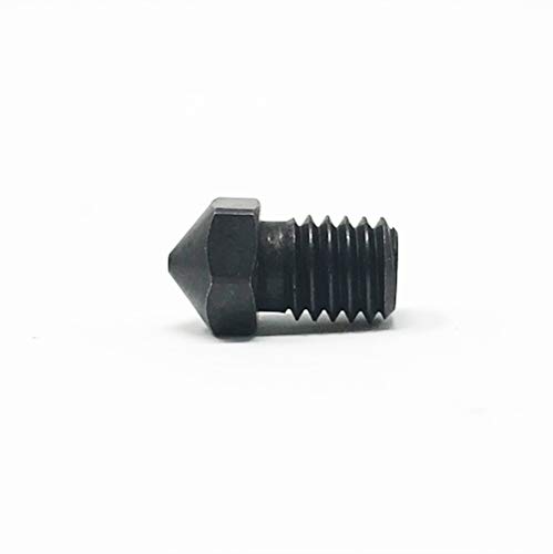 GO-3D 0.4mm Hardened Steel RepRap Nozzle for E3D V5 V6 / Prusa i3 MK2 M6 3D Printer
