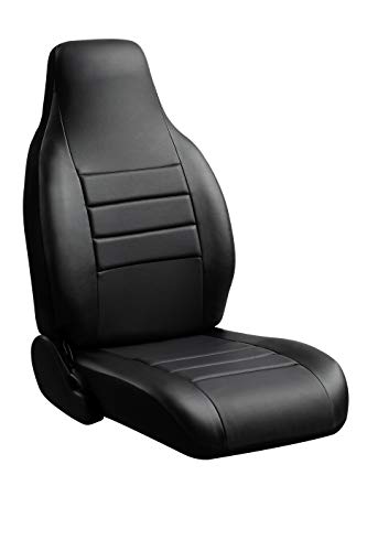 Fia SL65-13 BLK/BLK Custom Fit Rear Seat Cover Split Seat 50/50 - Leatherette (…