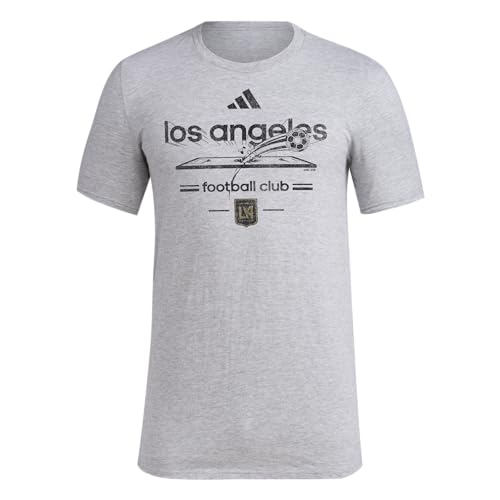 Adidas Mens Los Angeles Football Club Pre-Game Short Sleeve Soccer T-Shirt,Medi…