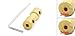 uxcell® RC Airplane 2mm to 3mm Motor Coupling Connector w L Shape Shaft