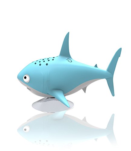 Aduro Shower Speaker Waterproof Speakers for Kids, Animal Bluetooth Wireless Speaker with Suction Cup and Built-in Mic Speaker with Music Control Great for Kids Bathtub Shower Radio (Marc The Shark) - Thumbnail 5