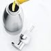 mDesign Modern Metal Aluminum Foaming Soap Dispenser Pump Bottle for Kitchen Sink Countertop, Bathroom Vanity, Utility/Laundry Room, Garage - Save on Soap - Linn Collection - 4 Pack - Brushed/Silver