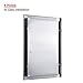CO-Z 304 Brushed Stainless Steel BBQ Door, SS Single Access Doors for Outdoor Kitchen, Commercial BBQ Island, Grilling Station, Outside Cabinet, Barbeque Grill, Built-in 17W x 24H