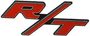 1pcs R/T Rear Trunk Emblem Sticker Decal Red Accessories Car Products Compatible Fit For USA Auto Model Dodge