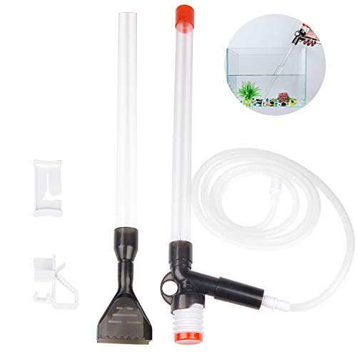 Aspiraghiaia Per Acquario Con Air-Bag - Kit 3 In 1 Per Cambio Acqua, Pulizia Ghiaia E Rimozione Rifiuti - Foto 6