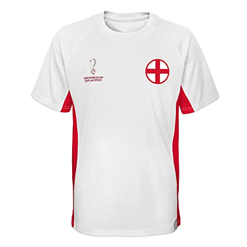 Outerstuff FIFA World Cup Men's Raglan Tee – Official Fan Top, White, XX-Large