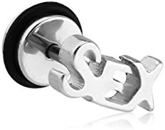 Zikit Piercing Jewelry Stainless Steel Fake Plug-Sex Gauge: 16 Length: 6 mm